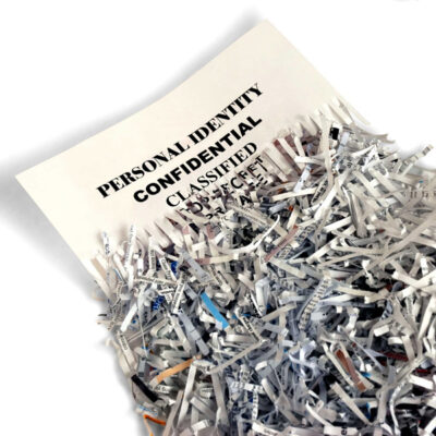 cork paper shredding