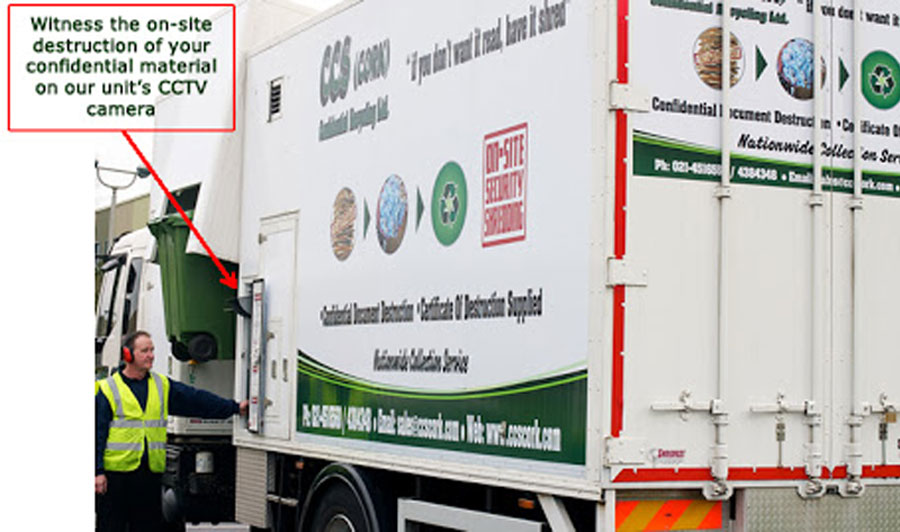 CCS Cork shredding shredding service