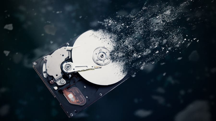 cork hard-drive destruction